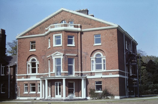 Red Hazels (also known as The Hazels), Prescot, Built in 1764 and home of Thomas and Anna Case. This Grade II listed building is now much deteriorated. Image and usage permissions:  Courtesy of Knowsley Archive Service.