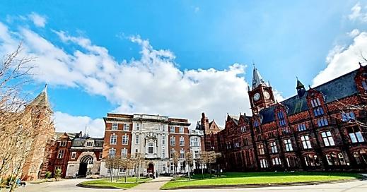The University of Liverpool Quadrangle with Victoria and Ashton Buildings