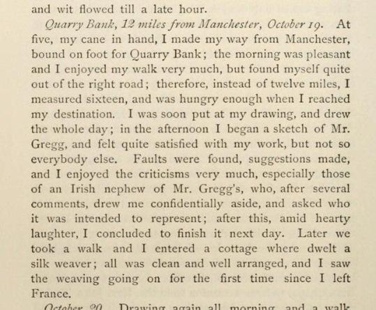The image above show’s Maria Audubon’s edited version of her father’s diary entry.