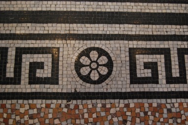 Mosaic floors in the Victoria Building