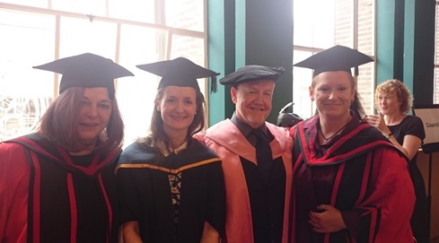 VG&M Staff who nominated John Higgins for the 2018 Honorary Degree