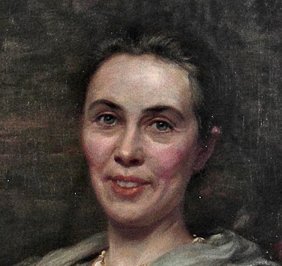 Robert Duddingstone Herdman: Portrait of Jane Herdman (detail)
