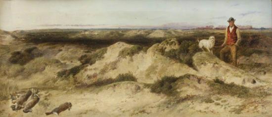 Richard Ansdell: Lytham Sandhills, 1866 (oil on canvas). Collection of the Lytham St Annes Art Collection, Fylde Council
