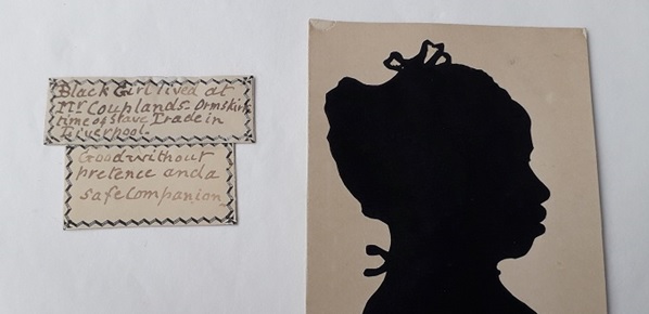 The Black Girl’s Silhouette Portrait