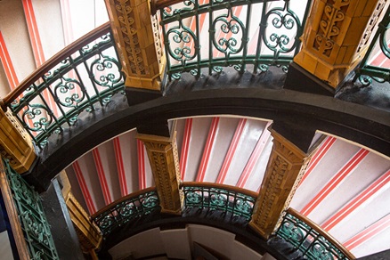 Thompson Yates staircase is the most decorative part of the building.