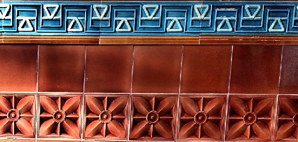 Faience Tiles from interior of VG&M