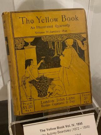 The Yellow Book Vol. IV, 1895 Cover by Aubrey Beardsley (1872 – 1898)  