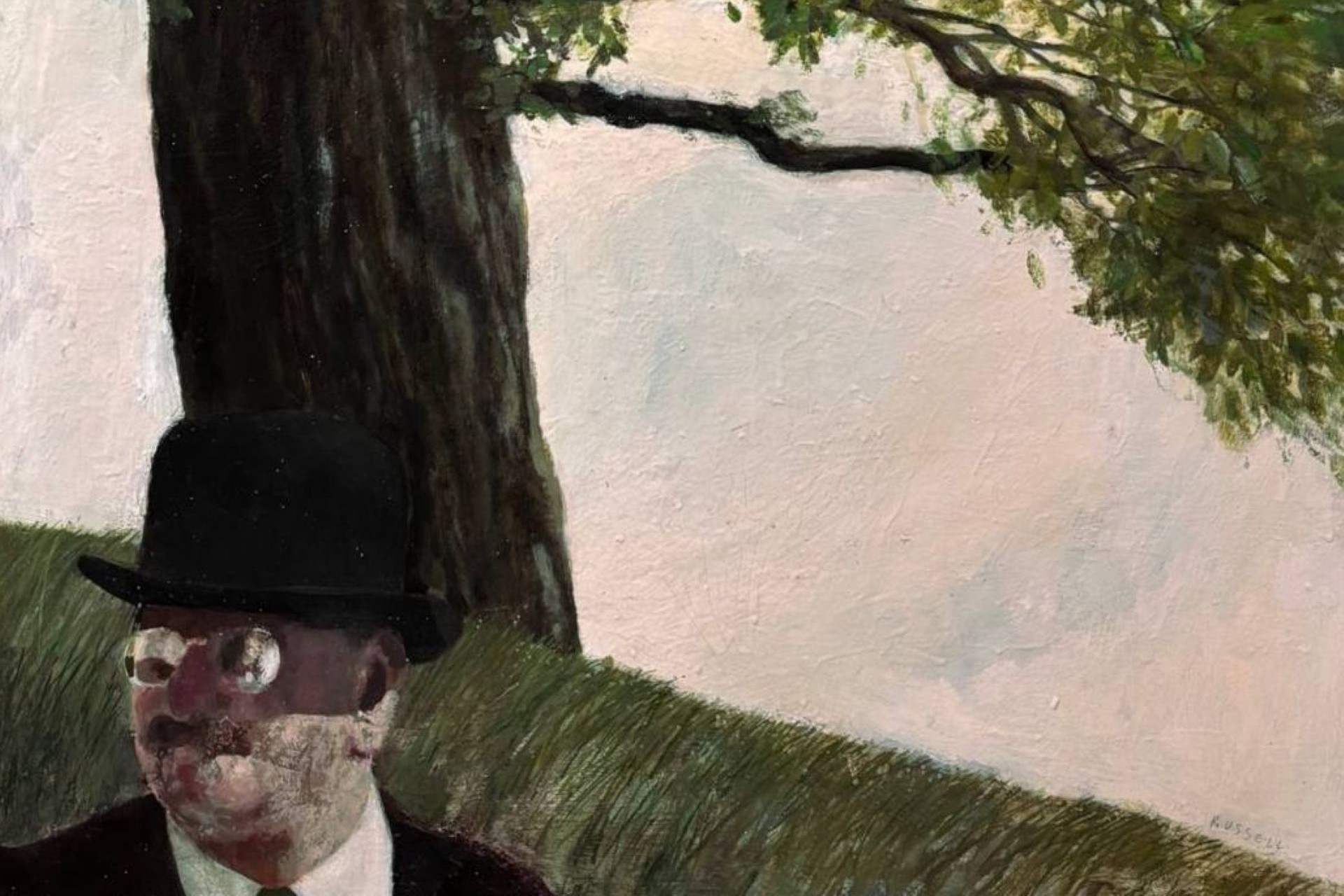 Featured in the Seeing Green exhibition, Having A Look 1972, by Jim Russell
