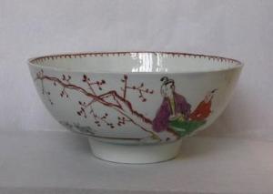 Pennington porcelain basin, c.1770