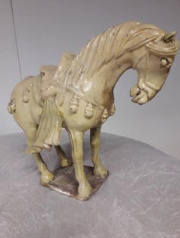 Tang porcelain horse, c.800AD