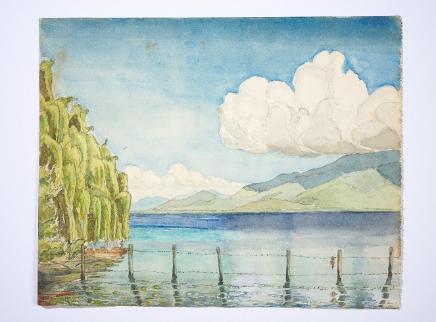 View from Haroekoe (Moluccas), 1944