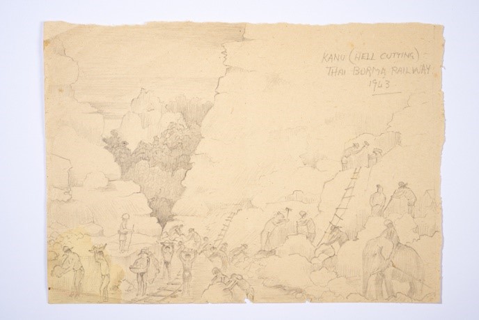 Kanu (Hell Cutting), Thai-Burma Railway, 1943