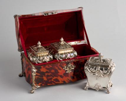 Tortoiseshell Tea Casket , c. 1764