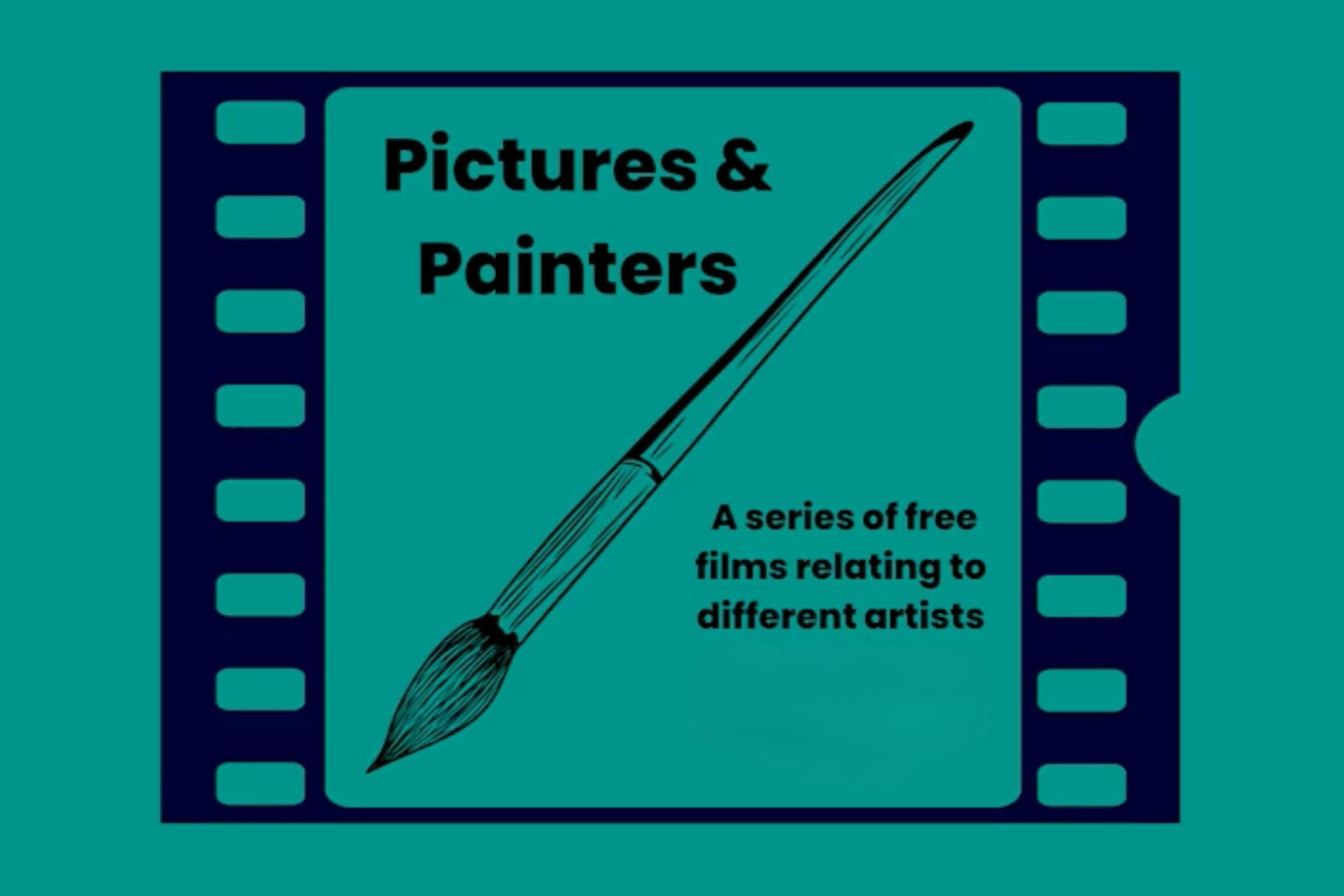 A promo graphic for Pictures & Painters event