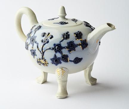 Blue-Sprigged Teapot, c.1750