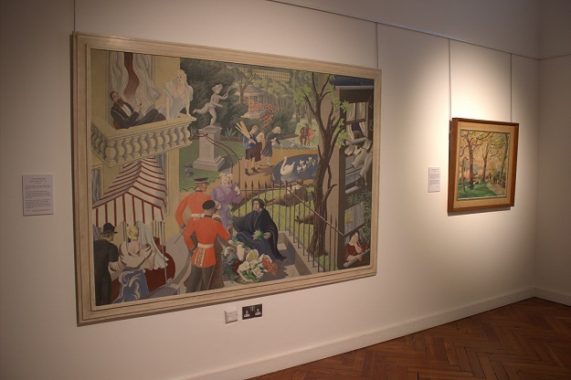 Mary Adshead: London Evening, (right) Anne Estelle Rice: Spring, Regent’s Park