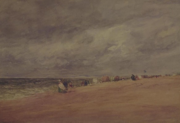 The Beach at Rhyl, 1854 By David Cox (1783 - 1859) 