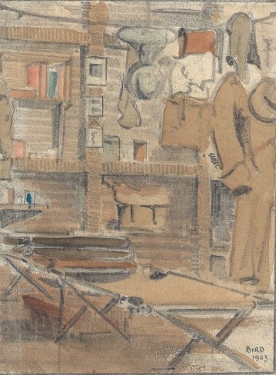 My Bed Space, Hut 10 Argyle St Officers’ Camp, Hong Kong, 1943