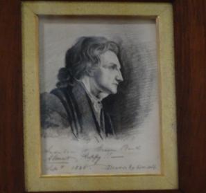 Audubon's Self Portrait that was given to Miss Hannah Mary Rathbone