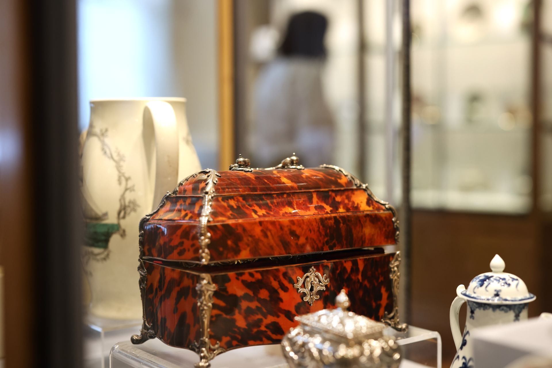 A display in the Decorative Arts gallery
