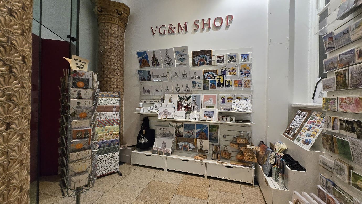 Inside the Victoria Gallery & Museum shop