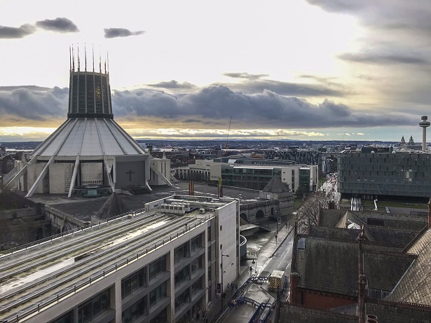 View from VG&M clock tower looking towards the Metropolitan Cathedral